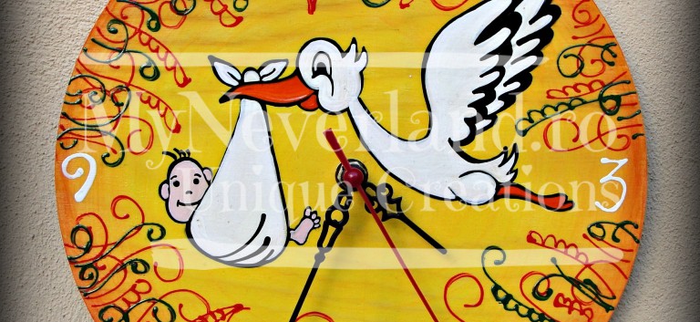 Ceas de perete "The Stork"