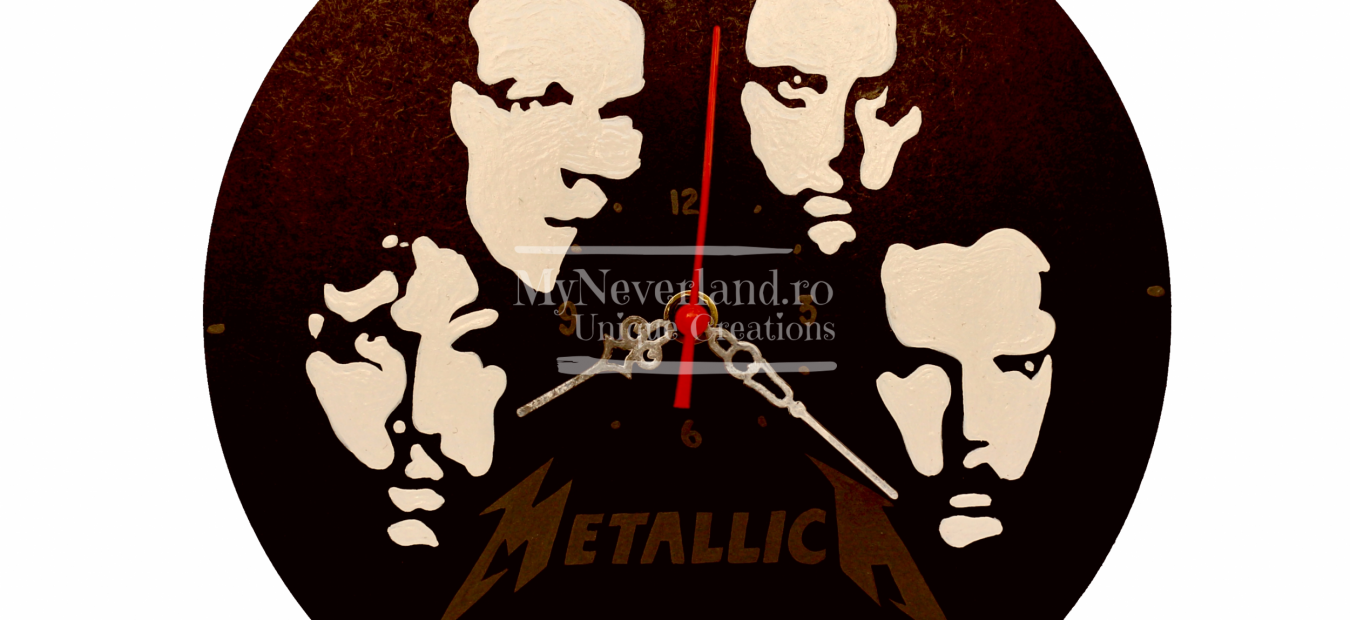 Ceas perete : "Metallica"