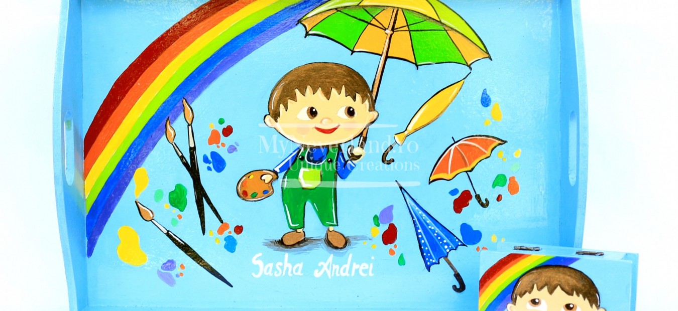 Set mot "Umbrellas & Colours" 