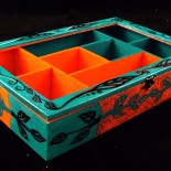 Cutie de bijuterii “Orange and Turquoise”