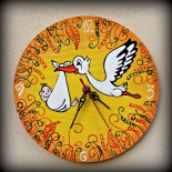 Ceas de perete "The Stork"