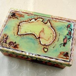 Cutie de bijuterii "Map of Australia"