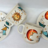 Set cafea / ceai "Sun&Moon"