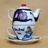 Set ceai suprapus (Tea for One) "Alice in Wonderland"