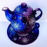 Set ceai suprapus (Tea for One) "Galaxy"