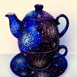 Set ceai suprapus (Tea for One) "Galaxy"