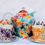 Set pentru ceai ”All the colours, all the flowers”