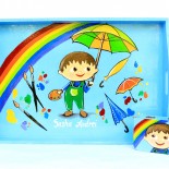 Set mot "Umbrellas & Colours" 