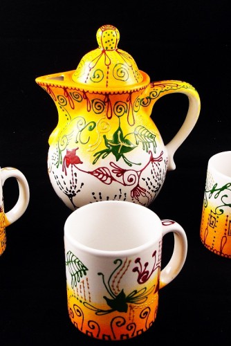 Set pentru ceai “Flowers and forms”