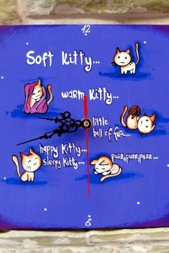 Ceas de perete "Kitty"